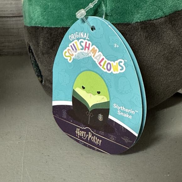 Squishmallows 8 inch Harry Potter Slytherin Snake in Robe New - Picture 7 of 8